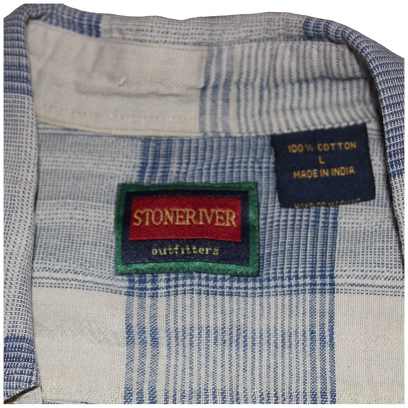 Stone river cotton short sleeve button up shirt - Picture 7 of 9